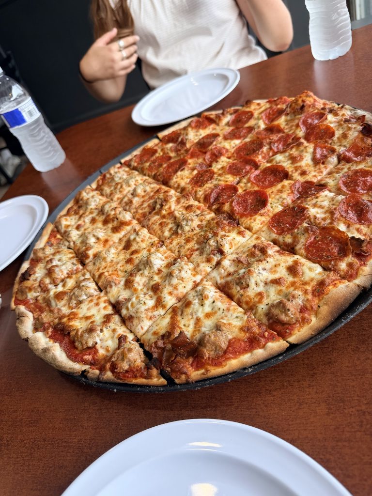 A customer's photo of Al's Pizza.