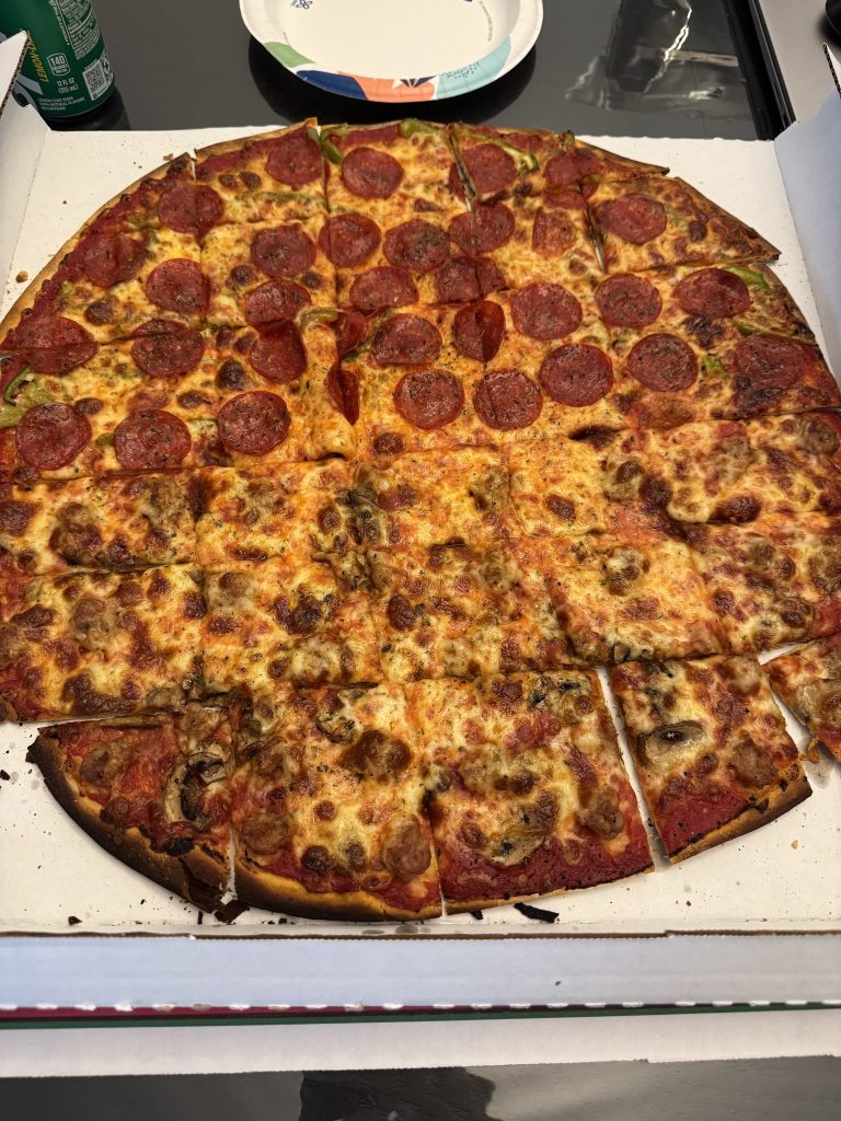 A customer's photo of Al's Pizza.