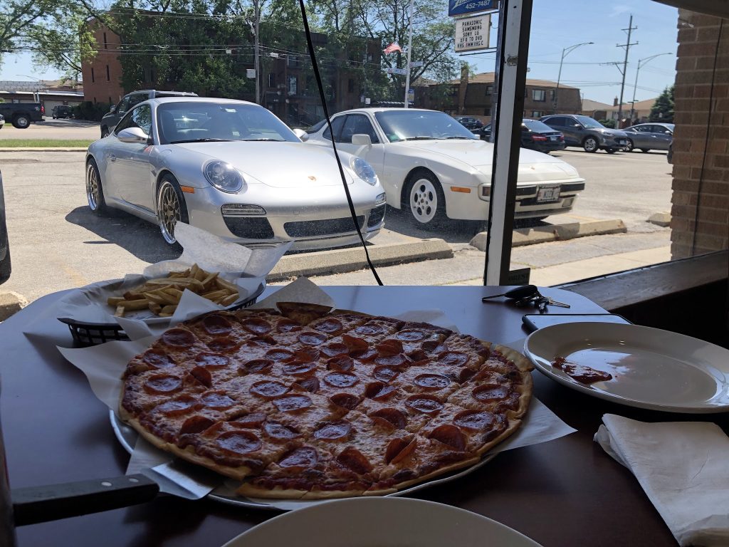 A customer's photo of Al's Pizza.