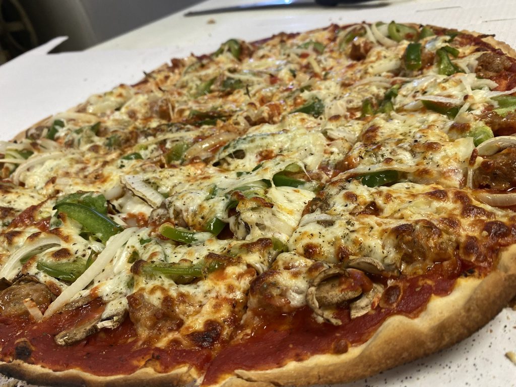 A customer's photo of Al's Pizza.